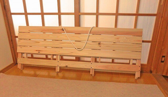 杉折りたたみベンチ（幅150cm) | iichi 日々の暮らしを心地よく