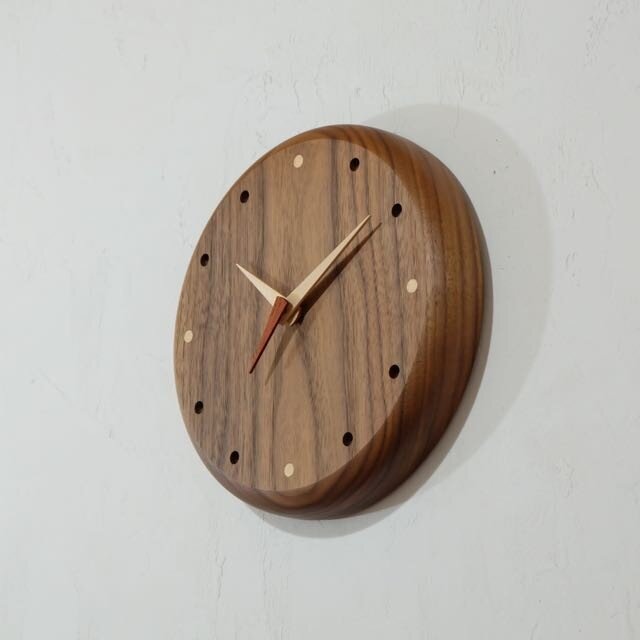 壁掛け時計 (walnut103)の画像1枚目