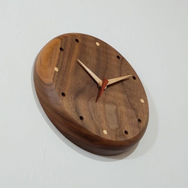 壁掛け時計 (walnut104)の画像1枚目