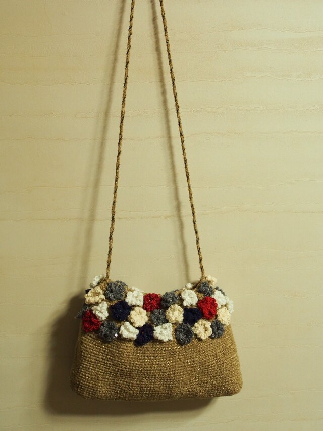 *小花のショルダーバッグ*