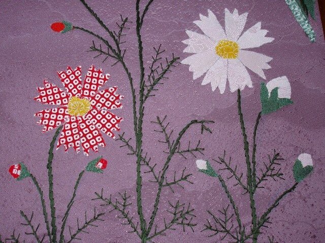 壁掛け ~秋の花とススキ~の画像1枚目