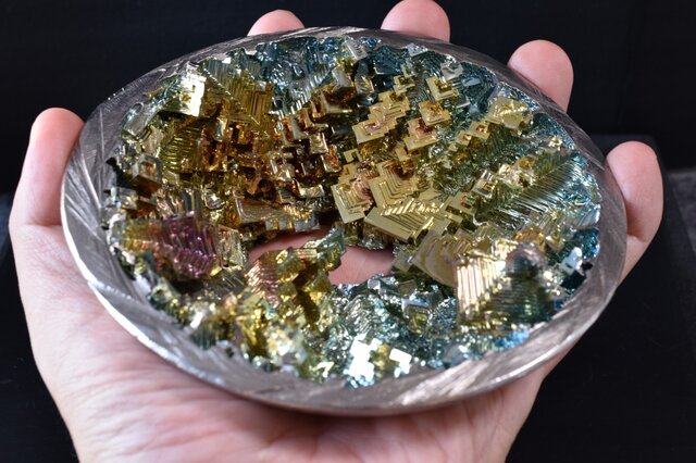 特大ビスマス結晶(コエポン) ビスマス結晶ガーデン（特大／イナズマ） | iichi 日々の暮らし