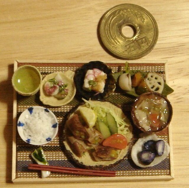 ★牛肉巻き定食・横縞の画像1枚目