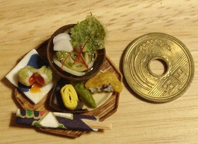 ★うどんしそ天添え&玉子の天ぷらの画像1枚目