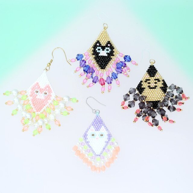 ねこイヤリング