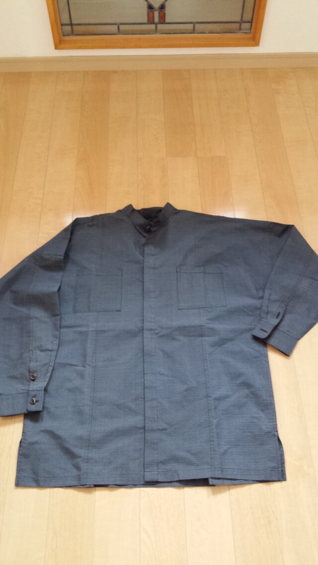 着物リメイク 大島紬 メンズ シャツ 大きいサイズ | iichi 日々の