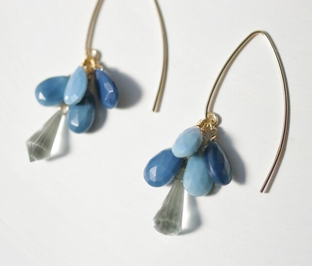 Owyhee Blue Opal*Pierceの画像1枚目