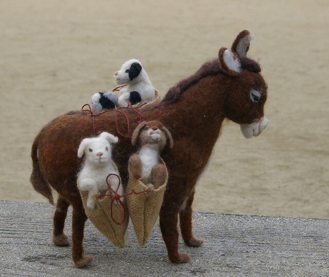 遊牧民のロバの画像1枚目