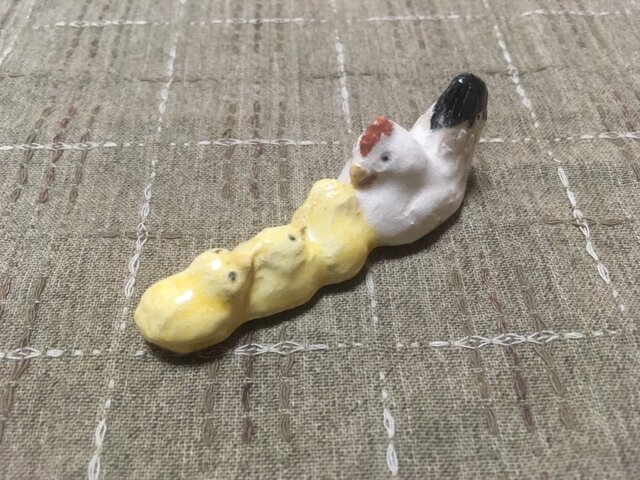 陶 にわとり 箸置の画像1枚目