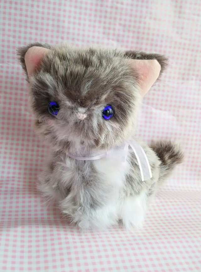 ふわふわぬいぐるみ☆おすわりねこちゃん☆ミックス | iichi 日々の