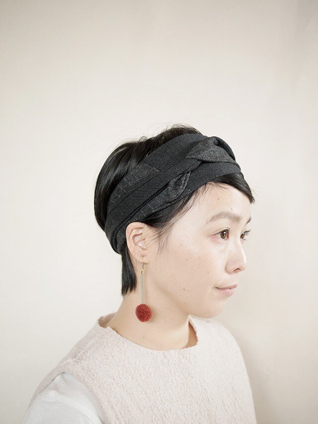 patchwork turban g (woolmix 16AW)の画像1枚目