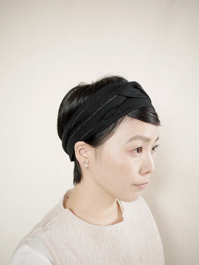 patchwork turban d (woolmix 16AW)の画像1枚目
