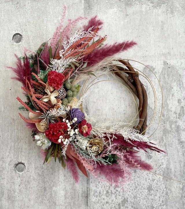 Drflower natural wreath | iichi 日々の暮らしを心地よくする ...