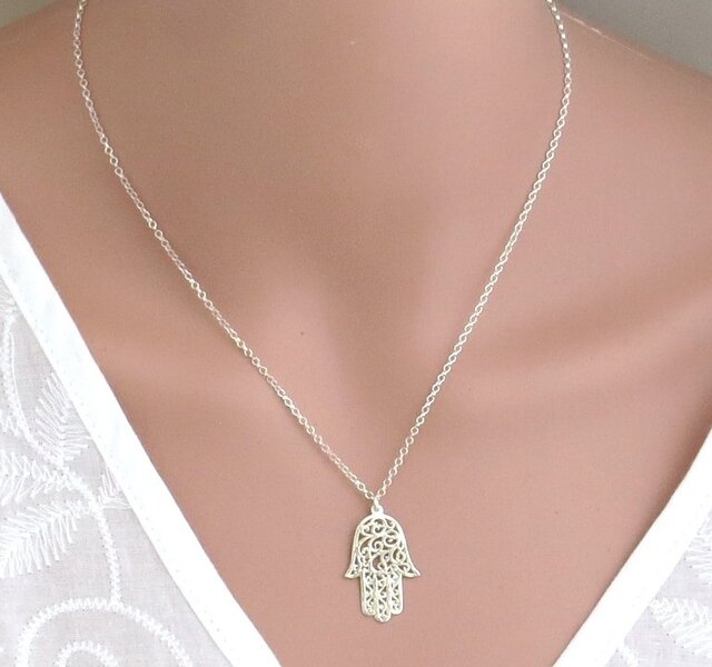 silver 925 ハムサネックレスの画像1枚目