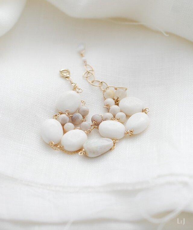 【送料無料】オパールのブレスレット Amalfi16