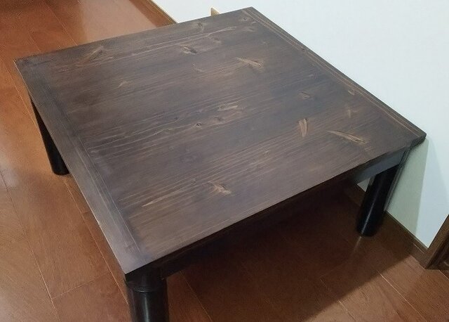 こたつ用天板 オーダー寸法対応可 アンティーク調 杉無垢板