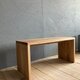 一生もの　楢（オーク）無垢材を使用した ローテーブル　/　ベンチ（背高タイプ）の画像