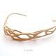 Voronoi Neckcuff Gold ボロノイ　ネックバングル　チョーカー　ネックレス ゴールド