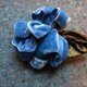 コバルトブルー花のブローチ＆チョーカーの画像