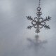 雪の結晶　アシンメトリーピアスセットの画像