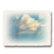 かわいい和紙の立体アートパネル「虹と入道雲」(18x13.5cm)の画像