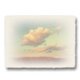 かわいい和紙の立体アートパネル「葦の丘の上の夕焼雲」(18x13.5cm)の画像