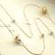 crown pearl long necklaceの画像