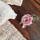 布花コサージュ　アンティークピンクのミニ薔薇の画像