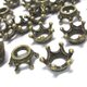 ミルククラウンチャーム 金古美 20個【王冠パーツ レジン デコ素材】