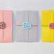 メッセージカードつき　ポチ袋【色違い３枚セット】の画像