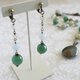 グリーンイヤリング・ピアスp-2407Nice-p7