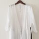 cotton robe onpiece＊Ladies＊whiteの画像