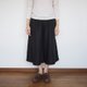 受注製作　リネンフレアパンツ　ブラック