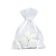 20枚入り オーガンジー巾着袋 【ホワイト 白色】 アクセサリーバック ラッピング 無地 シンプル ギフトの画像