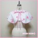 化粧ケープ＊ホワイトドットフラワー＊の画像