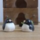 【水無月・新作】アデリーペンギン（マット） 国産ヒノキの木箱入り ※受注制作の画像
