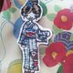 浴衣美人の根付