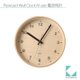 KATOMOKU plywood wall clock ナチュラル 電波時計 連続秒針 km-34MRC φ252mmの画像