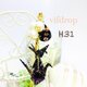 H31【夜空花火柄】水風船&二連折り鶴の夏祭り和風簪(帯飾り)の画像