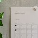 2018 Simple in Shigons A3 縦型/Calendarの画像