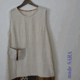 SALE✳︎リネン混＊エプロンドレス