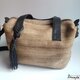 期間限定価格☆ヴィンテージ　ナチュラル キリム & レザー トート バッグ ＊  boho chic natural plainの画像