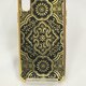 iphoneⅩ　華紋　金の画像