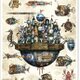 機械王国とロボット魚の世界・アートポスター（A3ノビ）の画像