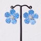 Bijoux Flower Earring ( cosmic blue )の画像