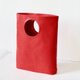 ♦️値下げ♦️再出品  イタリア革の赤い小さめバッグの画像