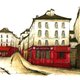 風景画 パリ 版画「CAFE MONTMARTRE」