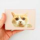 オーダーメイド うちの子 名刺ケース カードケース ポイントカード 世界に一つ 親ばか　ペット 猫 犬 メモリアルの画像