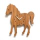 Decoylabの掛け時計　HORSE 馬の画像