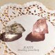 ナチュラルローズクォーツピアス(右側ピンク)の画像